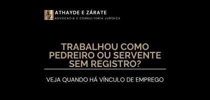 Trabalhou como pedreiro ou servente sem registro? Veja quando há vínculo de emprego
